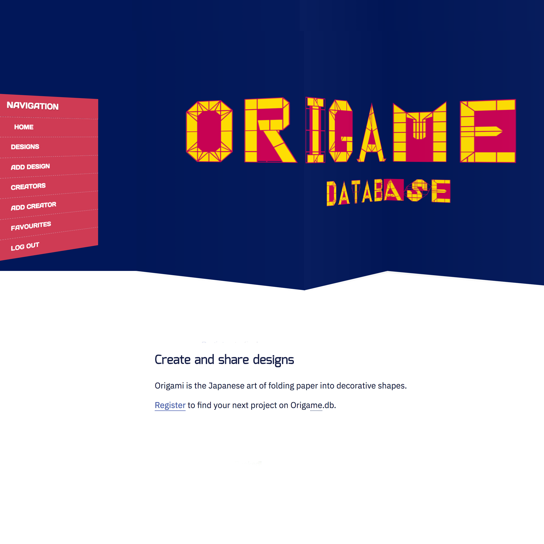 Origame screenshot