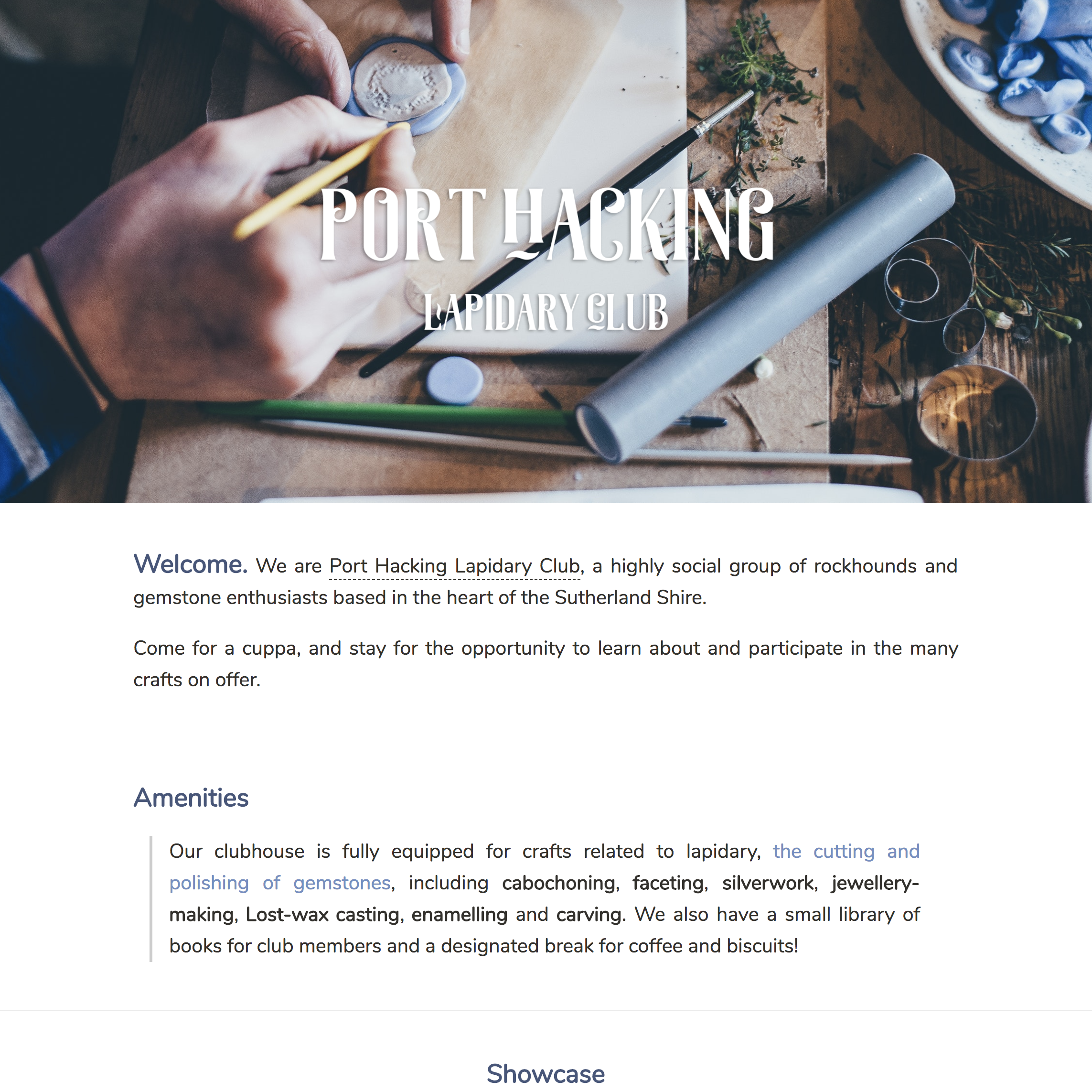 Port Hacking Lapidary Club screenshot